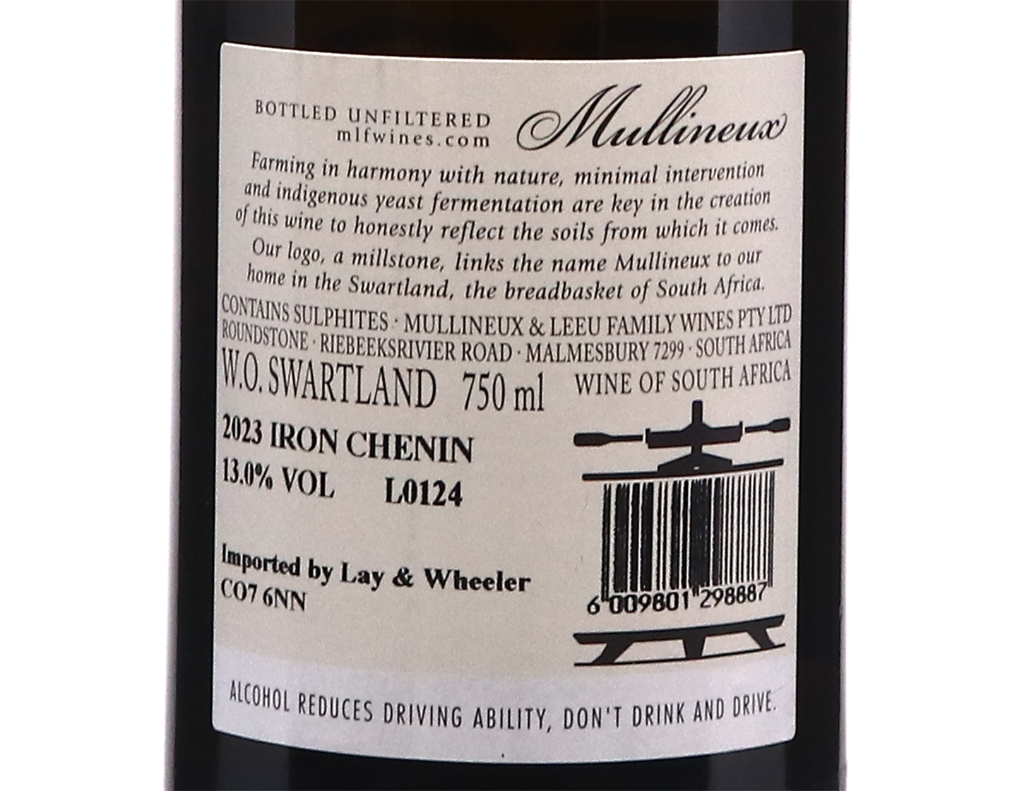 Mullineux Iron Rondomskrik Chenin Blanc Swartland 2023