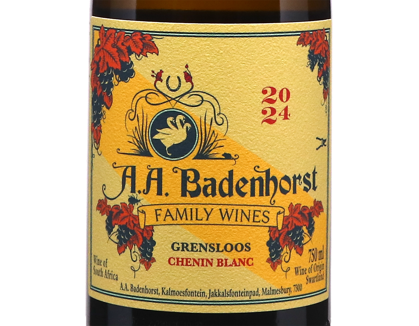 A A Badenhorst Grensloos Chenin Blanc Swartland 2024