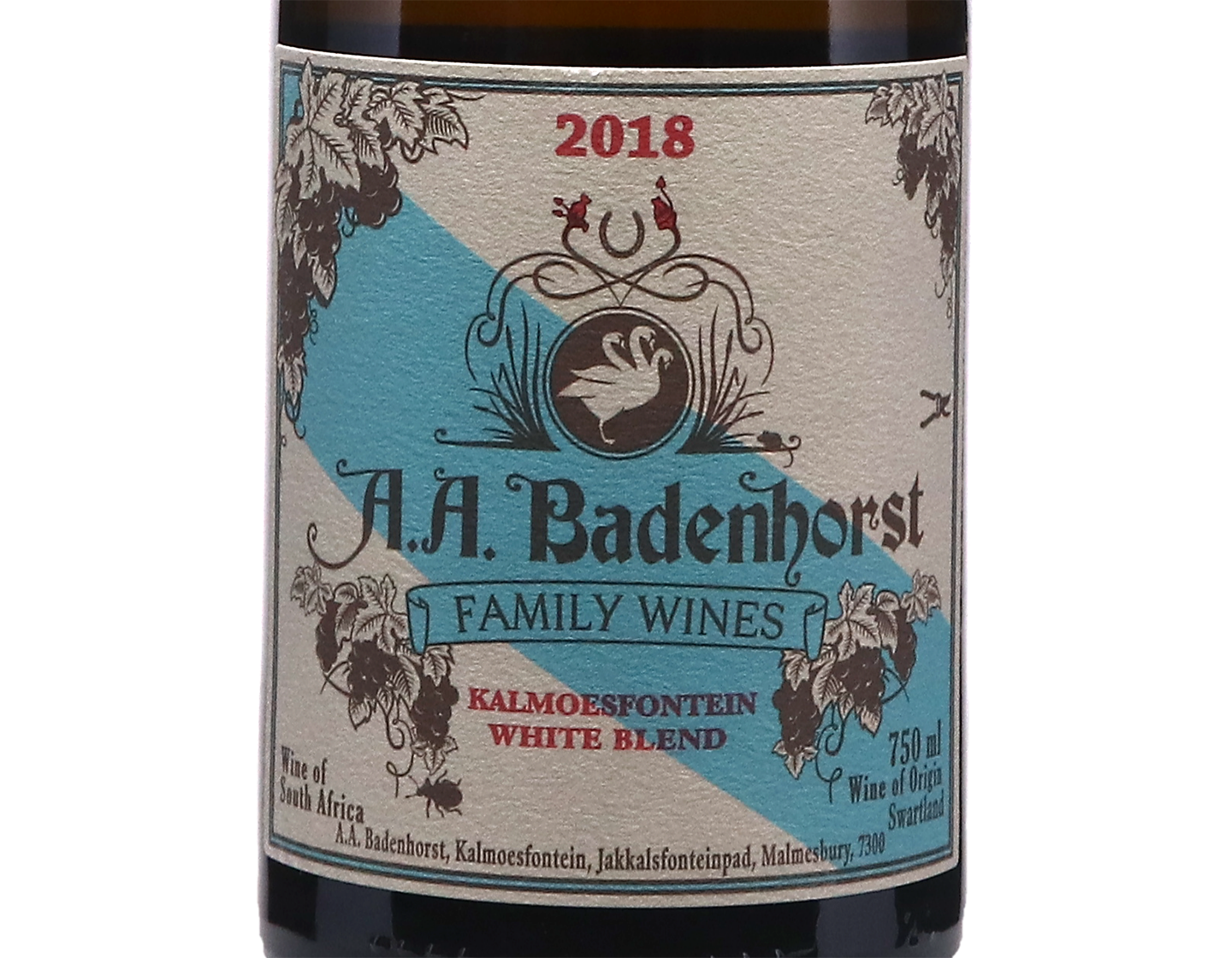 A A Badenhorst Kalmoesfontein White Blend Swartland 2018