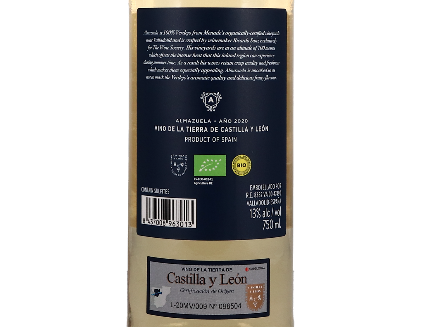 Almazuela Blanco 2020 ORGANIC
