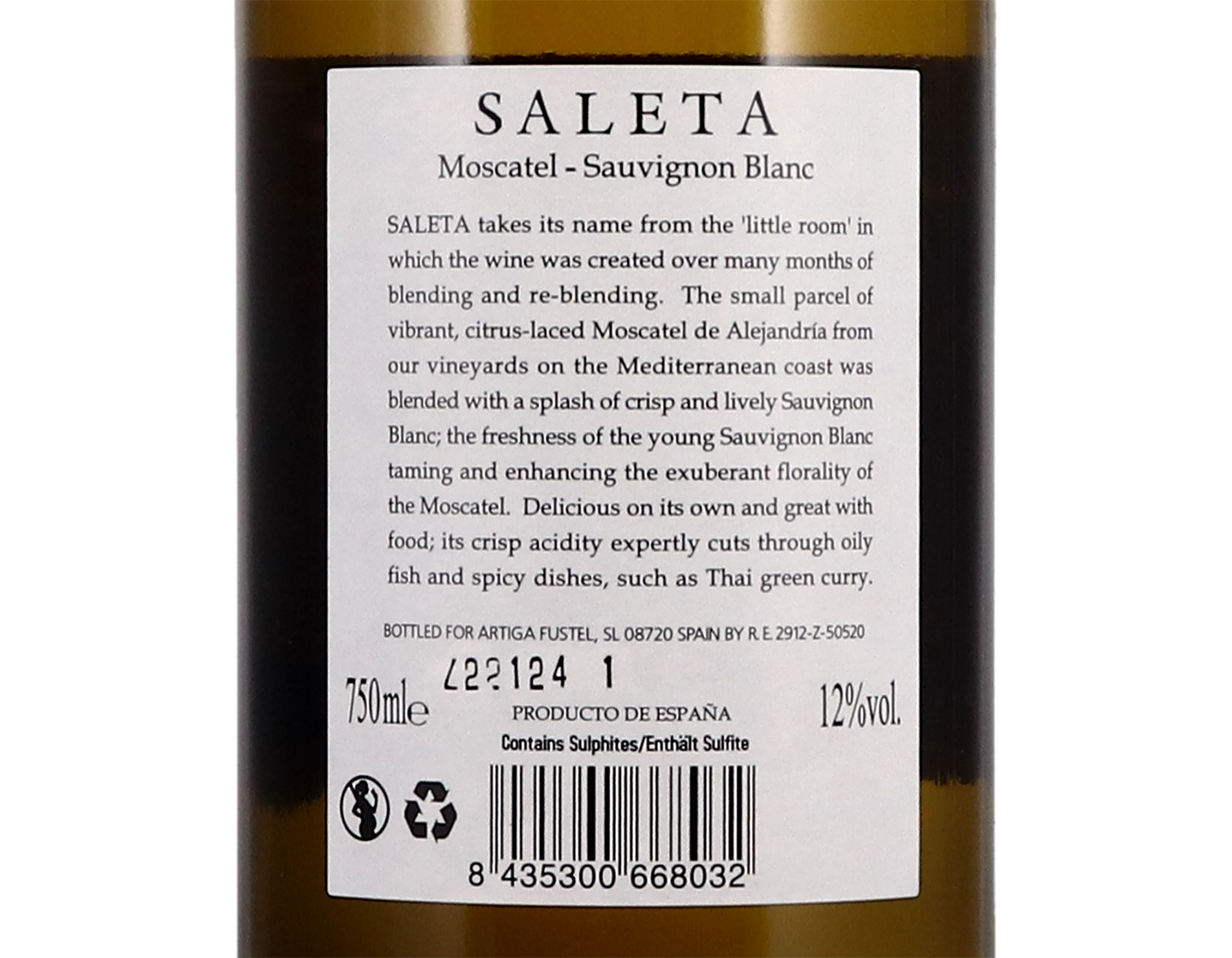 Saleta Moscatel Sauvignon 2021