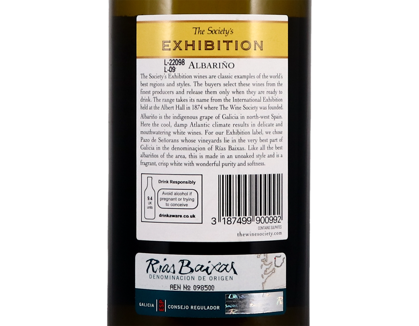 The Society's Exhibition Albarino Rias Baixas 2021