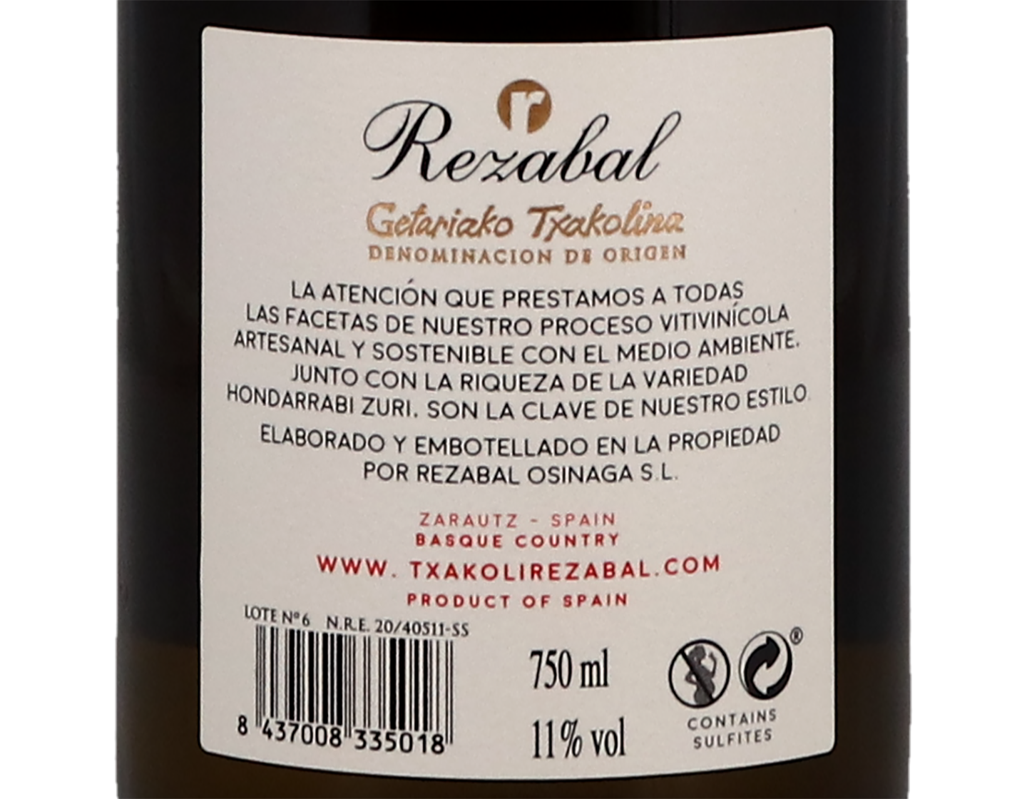 Rezabal Txacoli 2022