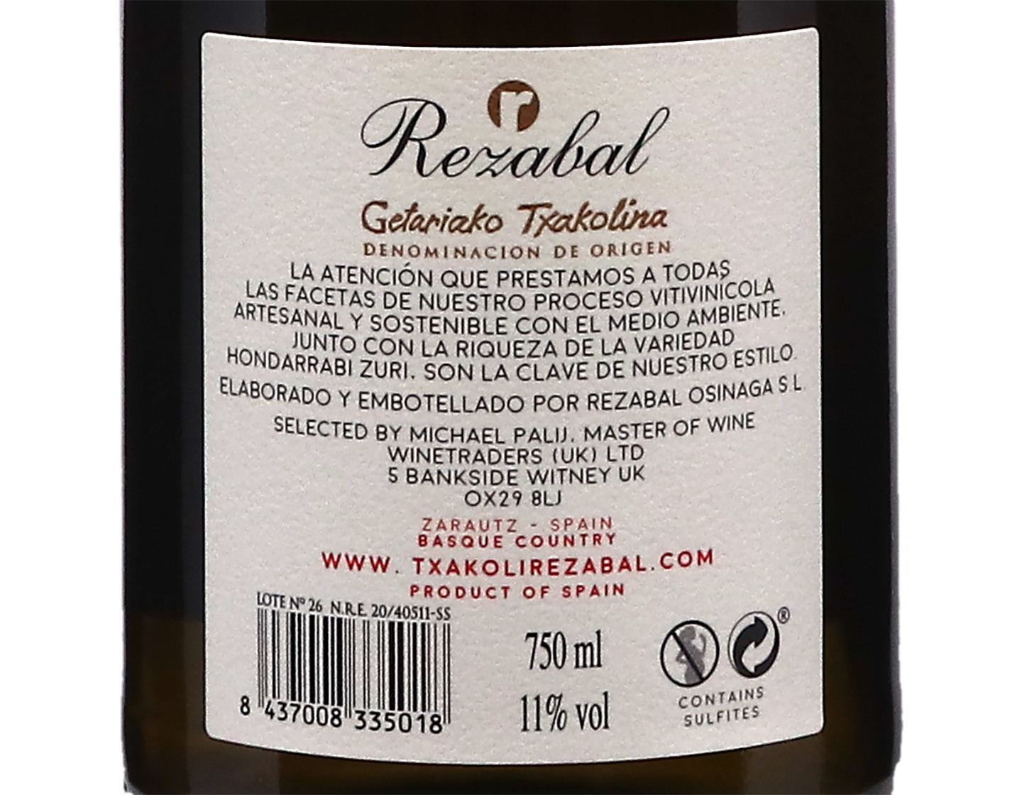 Rezabal Txacoli 2023