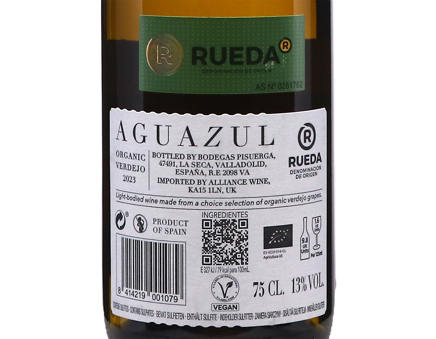 Aguazul Verdejo Rueda 2023 ORGANIC