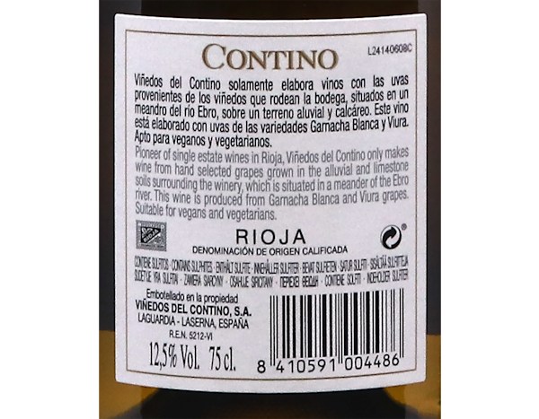 Contino Blanco, Rioja 2021