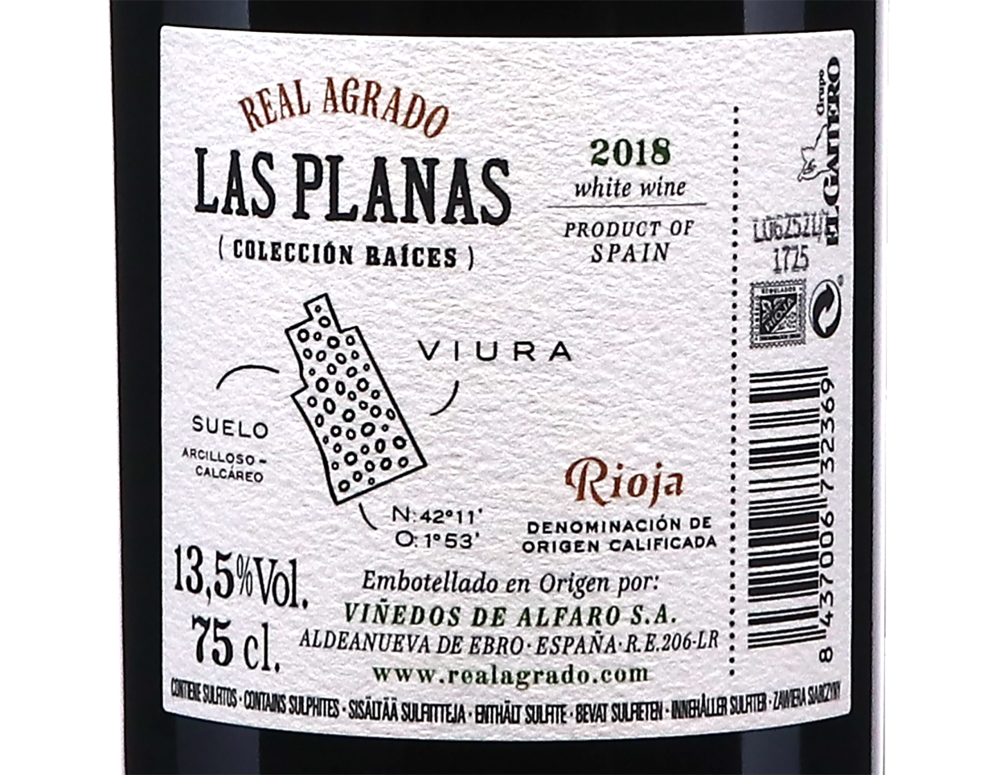 Las Planas Gran Reserva Rioja Blanco 2018