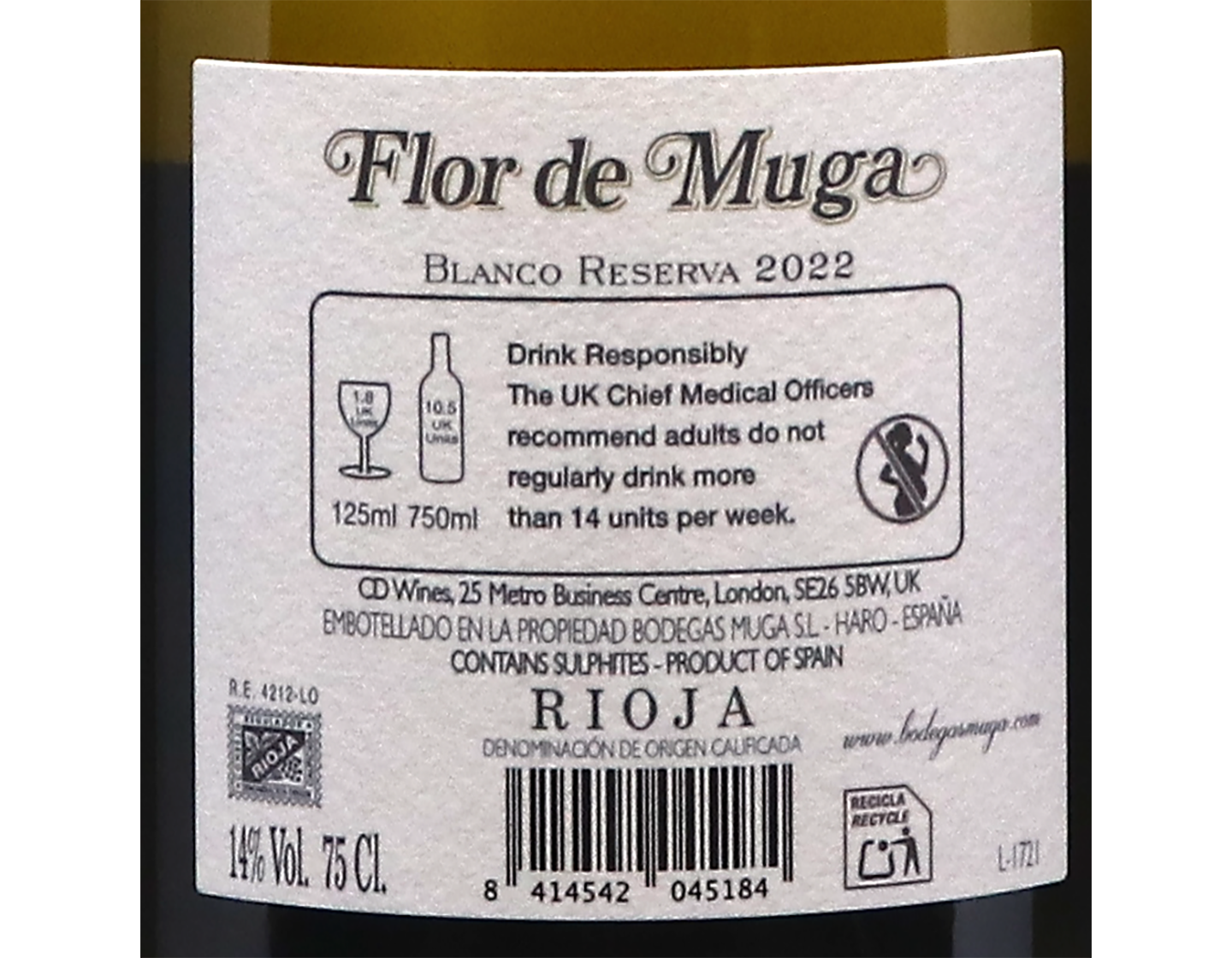 Muga Flor de Muga Blanco Rioja 2022