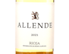 Allende Blanco, Rioja 2021 view 2