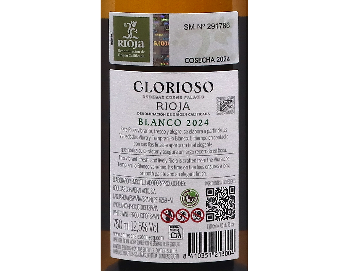 Glorioso Blanco Rioja 2024