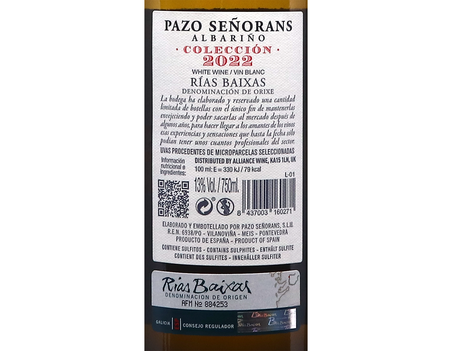 Pazo de Senorans Coleccion Rias Baixas 2022