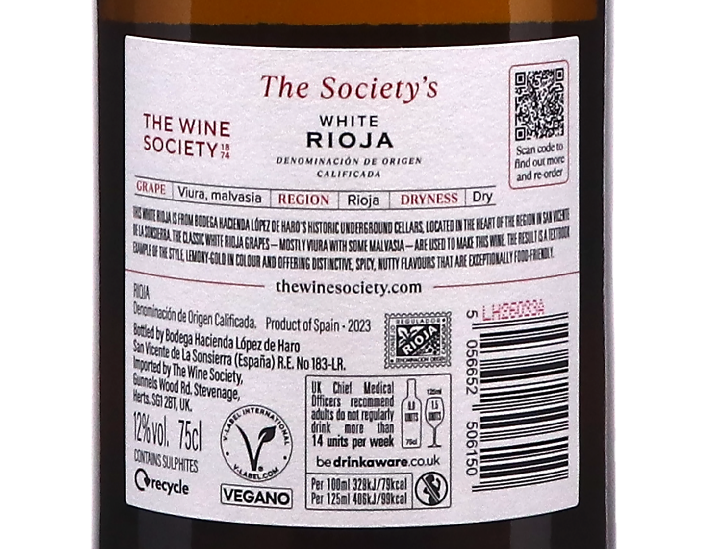 The Society's White Rioja 2023