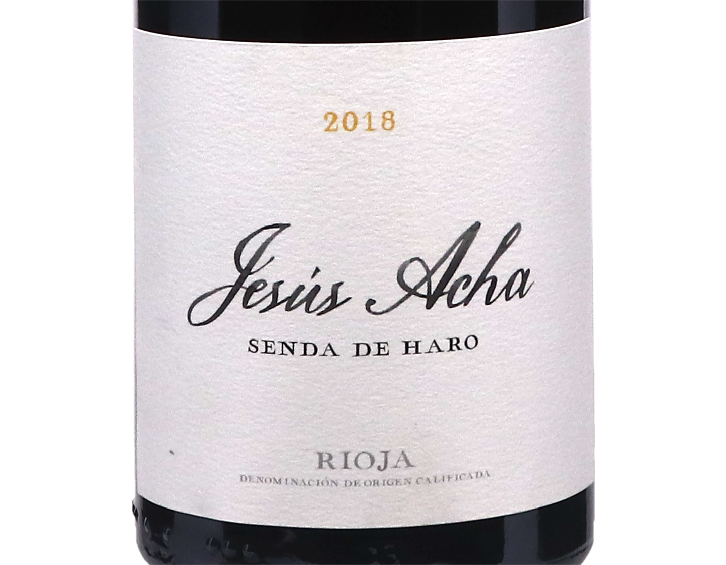 Jesus Acha Senda de Haro Blanco Rioja 2018