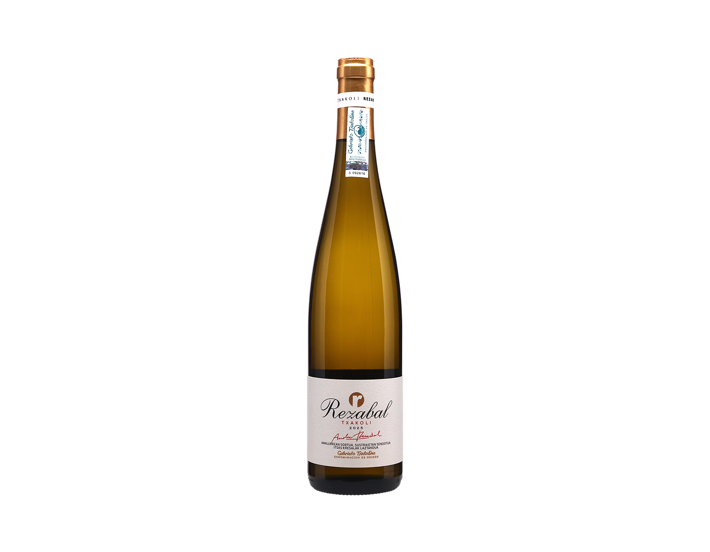 Rezabal Txakoli, Getariako Txakolina, 2025