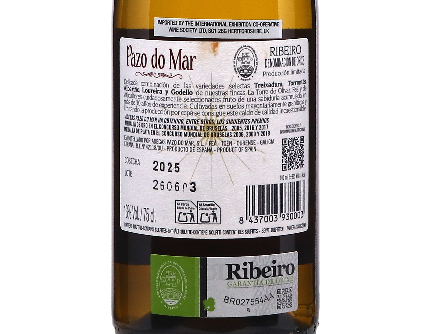 Pazo do Mar Blanco Ribeiro 2025