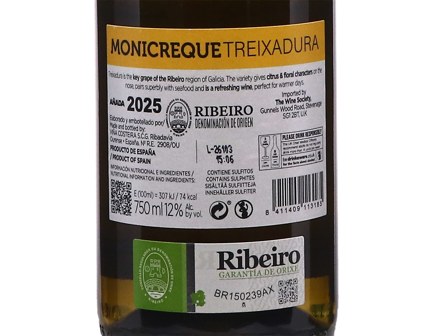 Monicreque Treixadura Ribeiro 2025