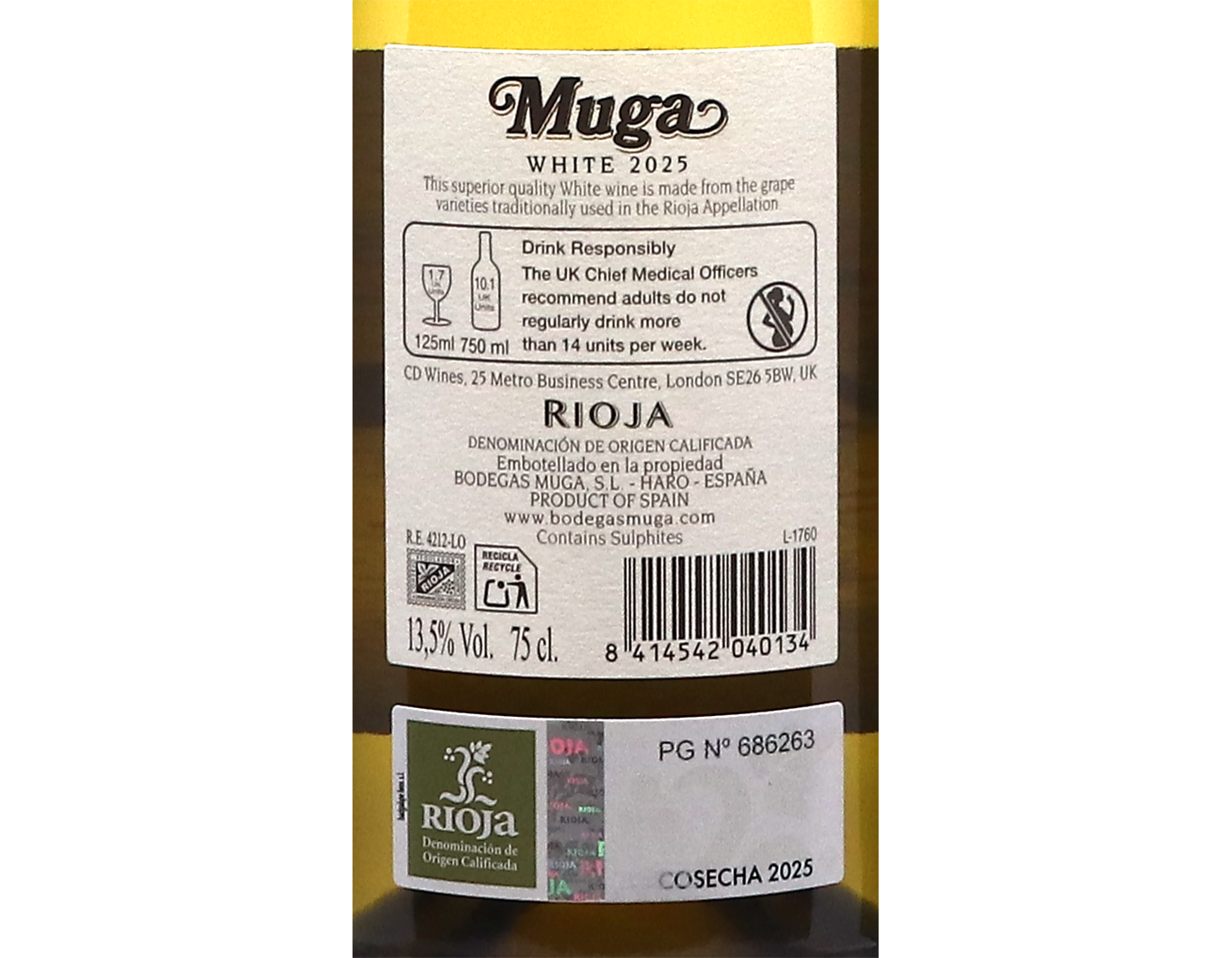 Muga Blanco Rioja 2025