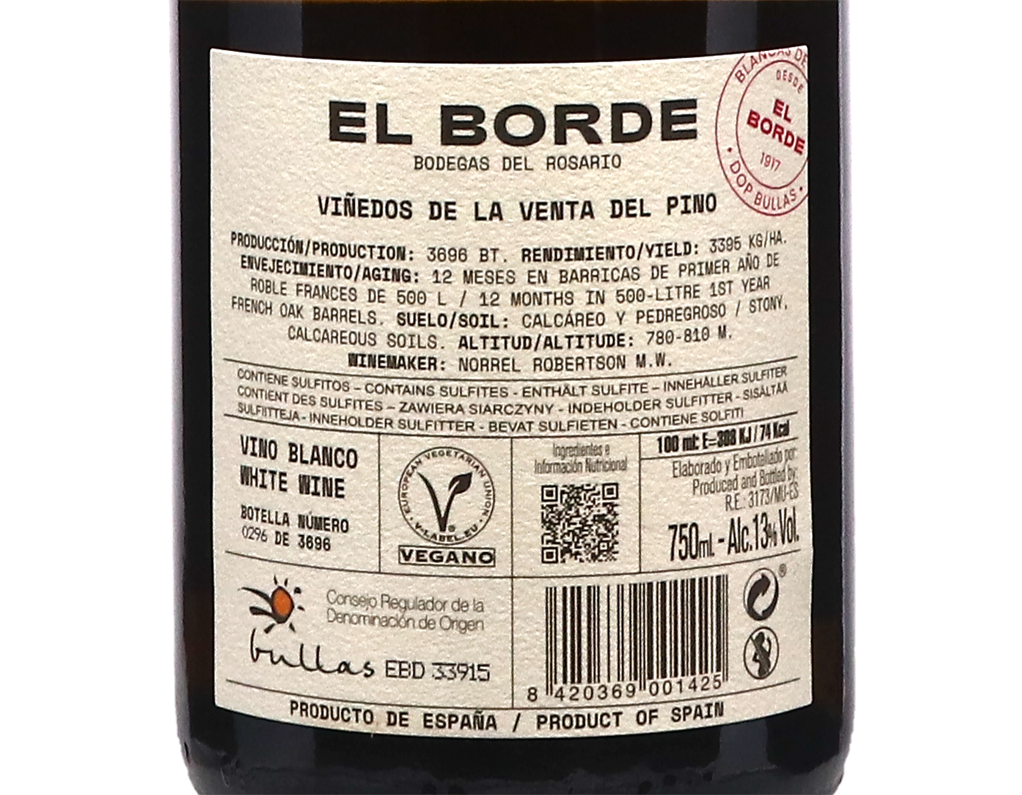 El Borde Blanco Bodegas Rosario Bullas 2023