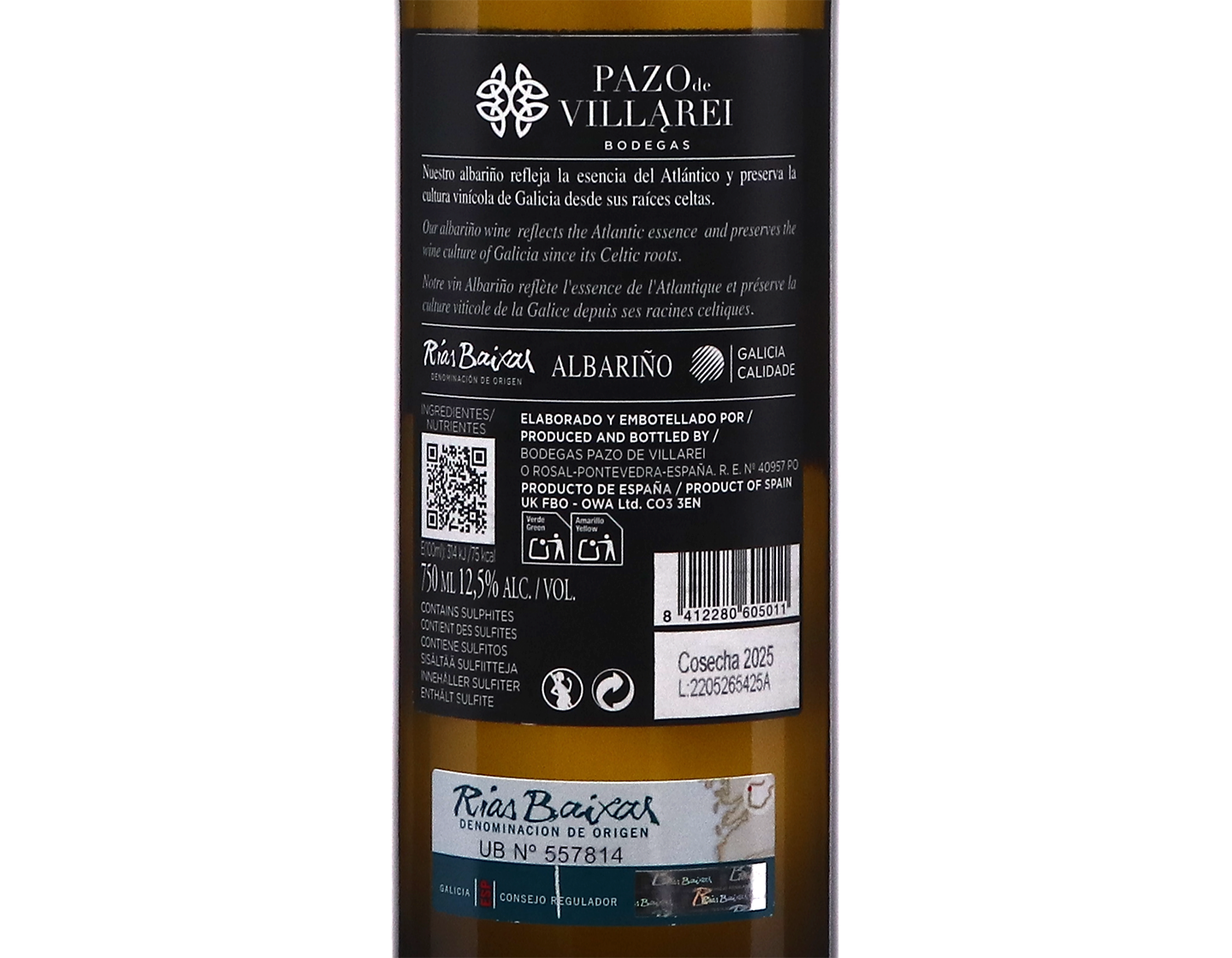 Pazo de Villarei Albariño, Rías Baixas 2025