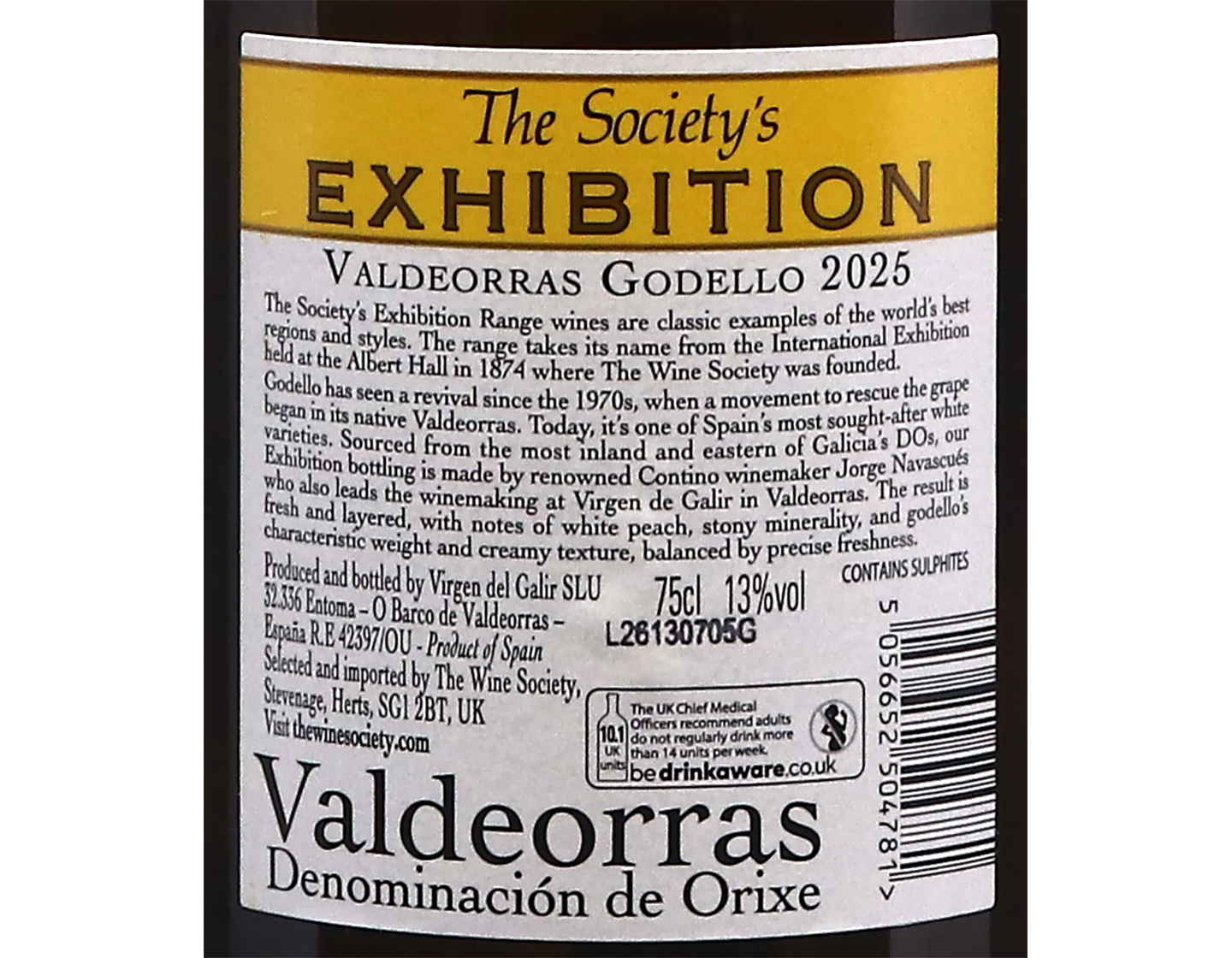 The Society's Exhibition Valdeorras Godello 2025