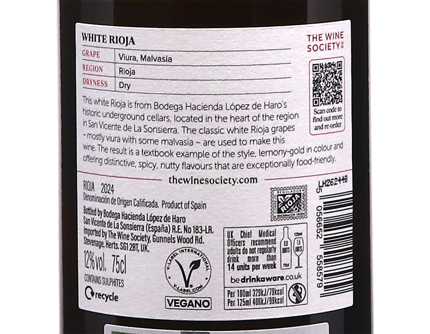 The Society's White Rioja 2024