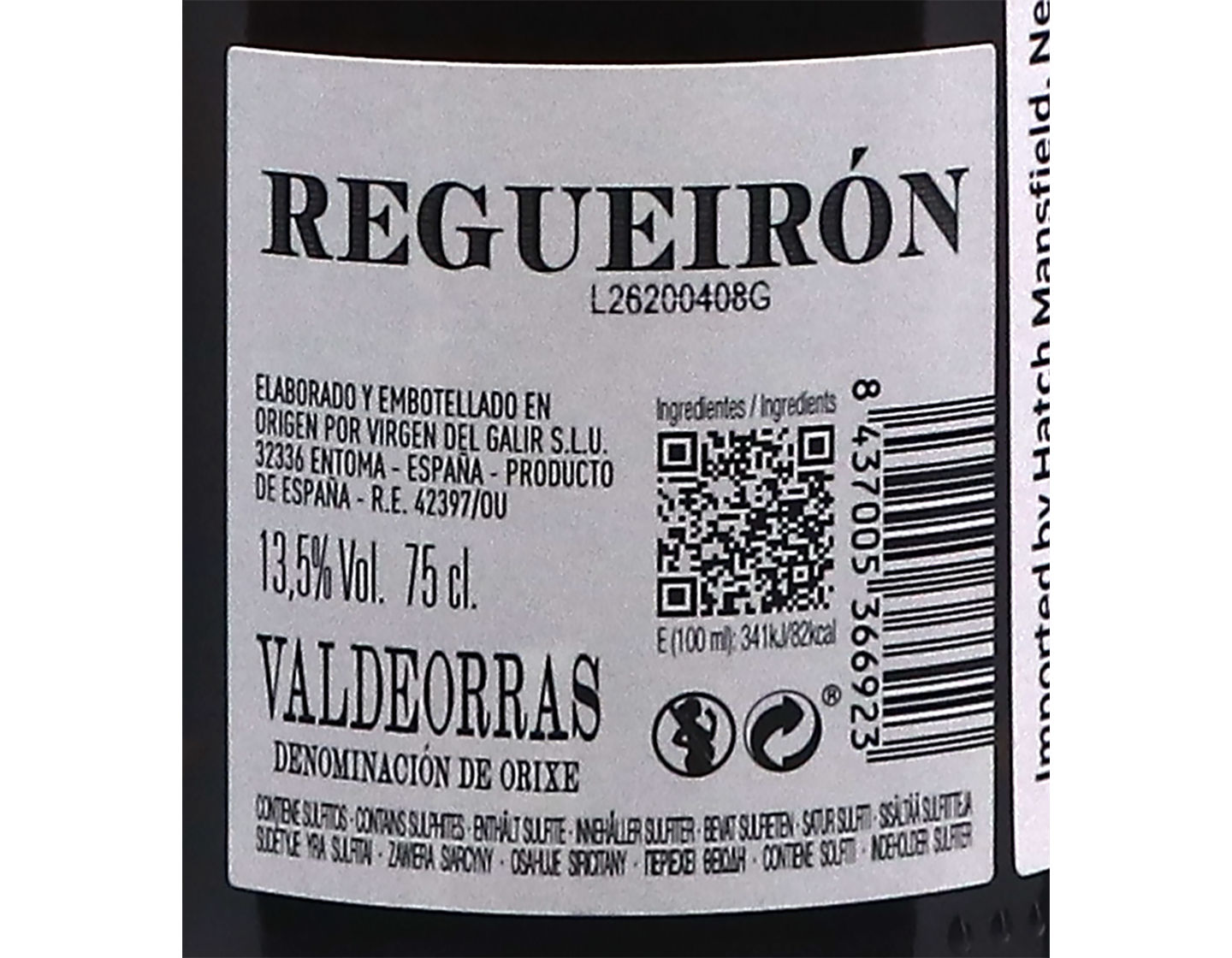 Regueiron Godello Virgen de Galir Valdeorras 2024