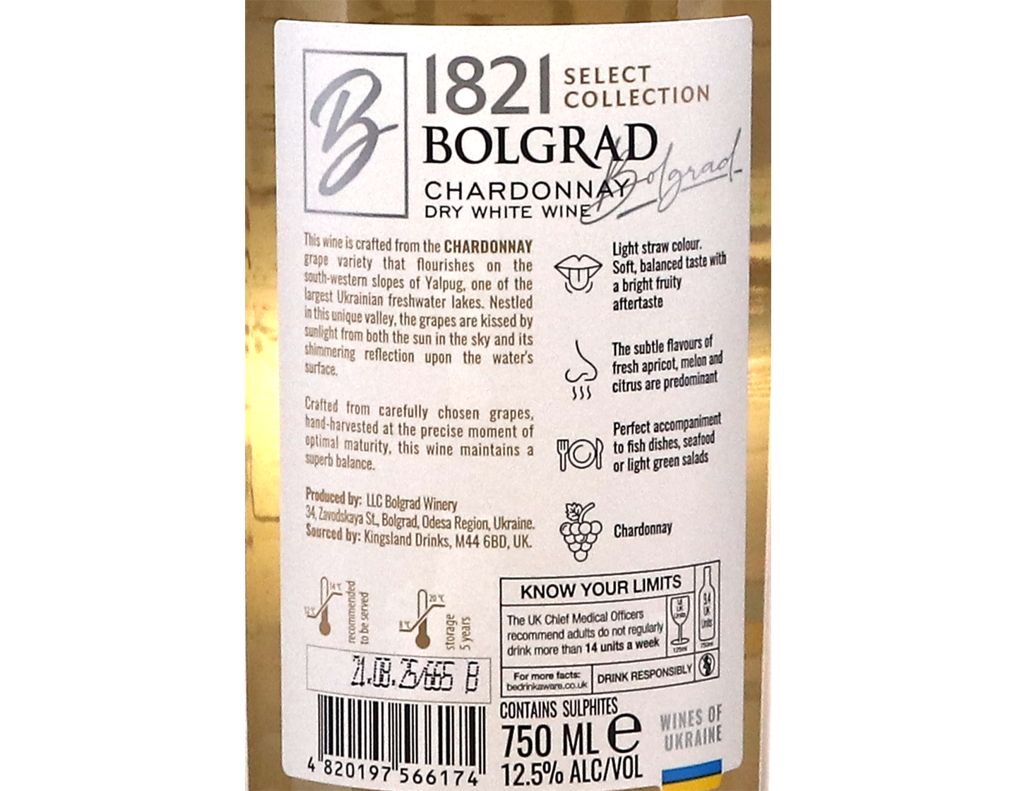Bolgrad Odesa Chardonnay 2024