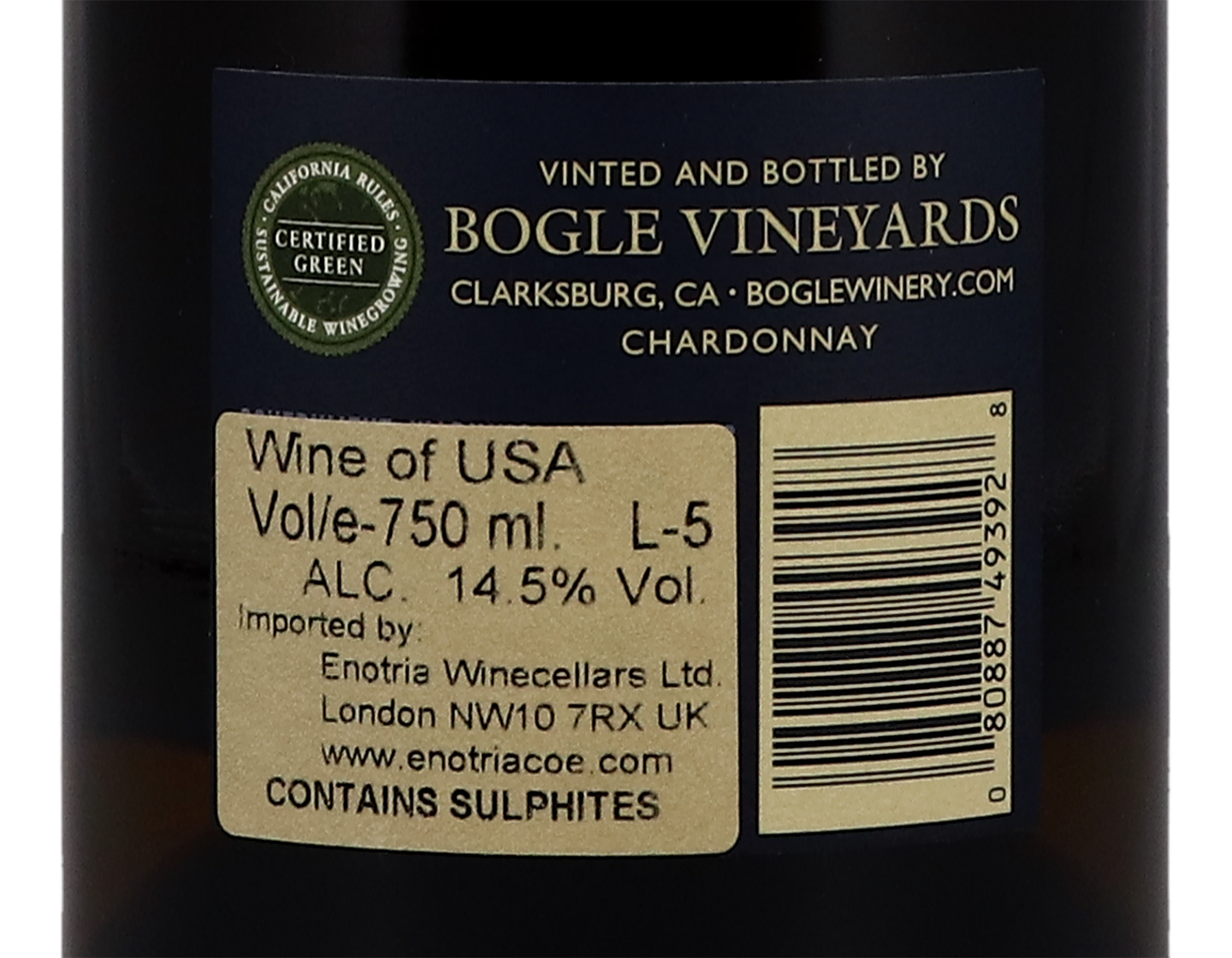 Bogle Vineyard California Chardonnay 2020