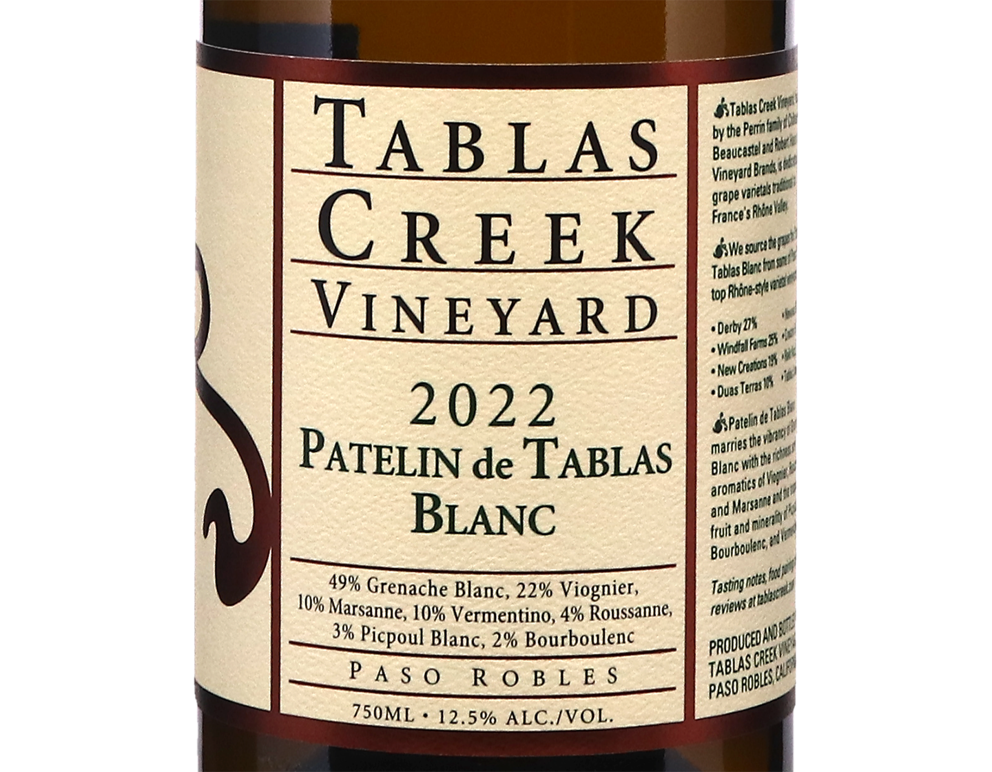 Tablas Creek Patelin de Tablas Blanc Paso Robles 2022