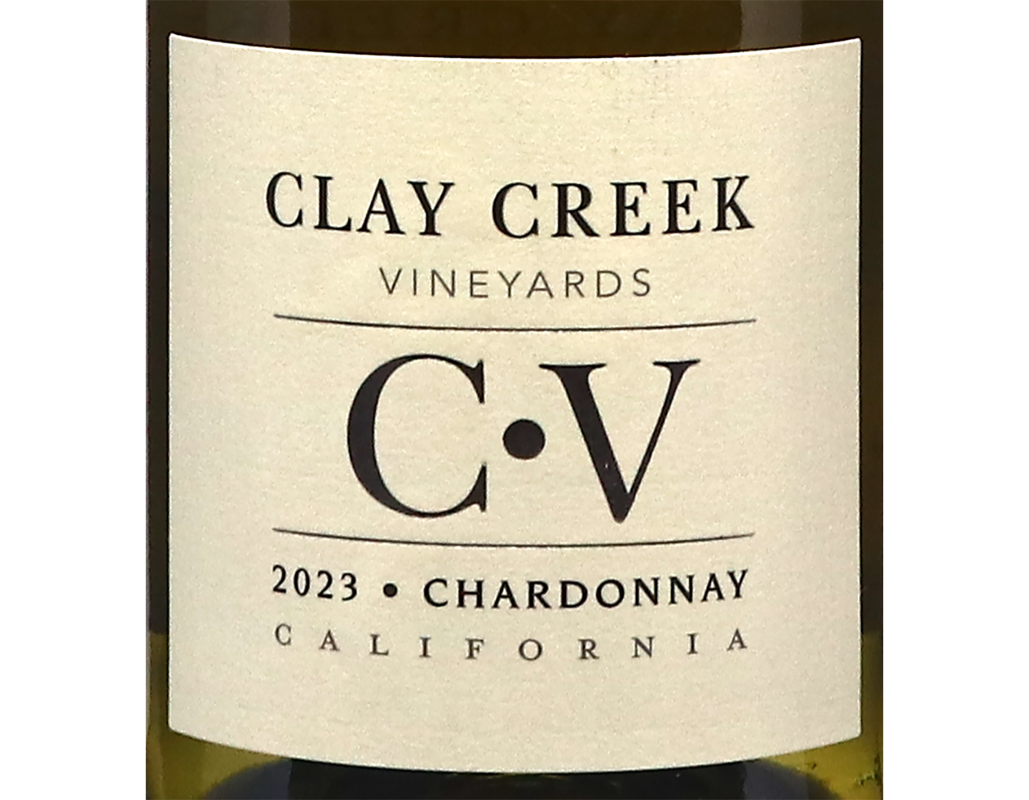 Clay Creek Vineyards California Chardonnay 2023