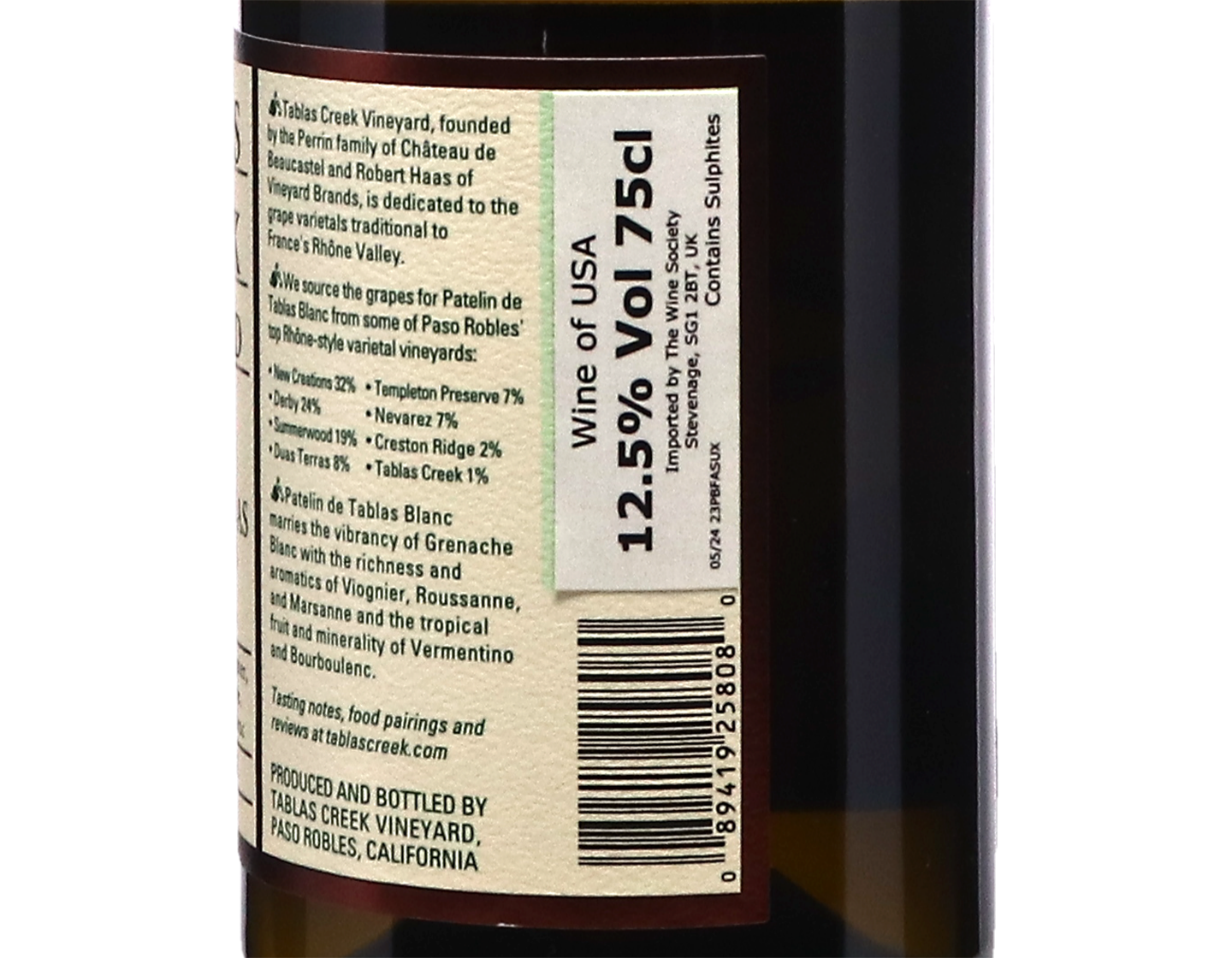 Tablas Creek Patelin de Tablas Blanc Paso Robles 2023