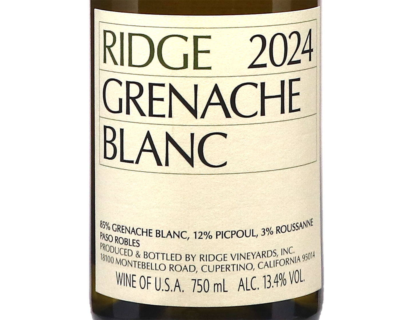 Ridge Grenache Blanc 2024