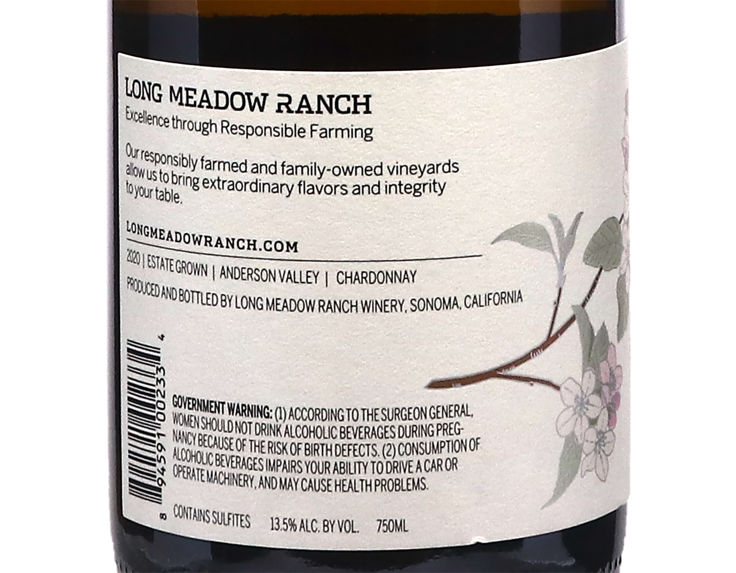 Long Meadow Ranch Anderson Valley,Chardonnay 2020