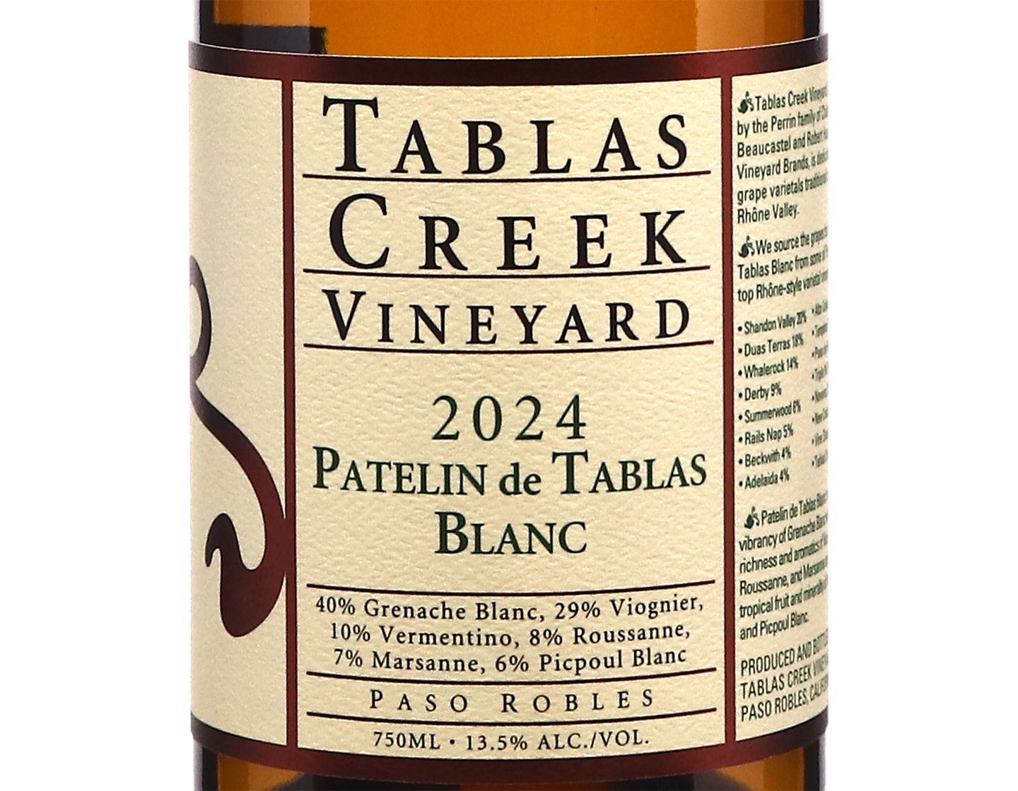 Tablas Creek Patelin de Tablas Blanc Paso Robles 2024