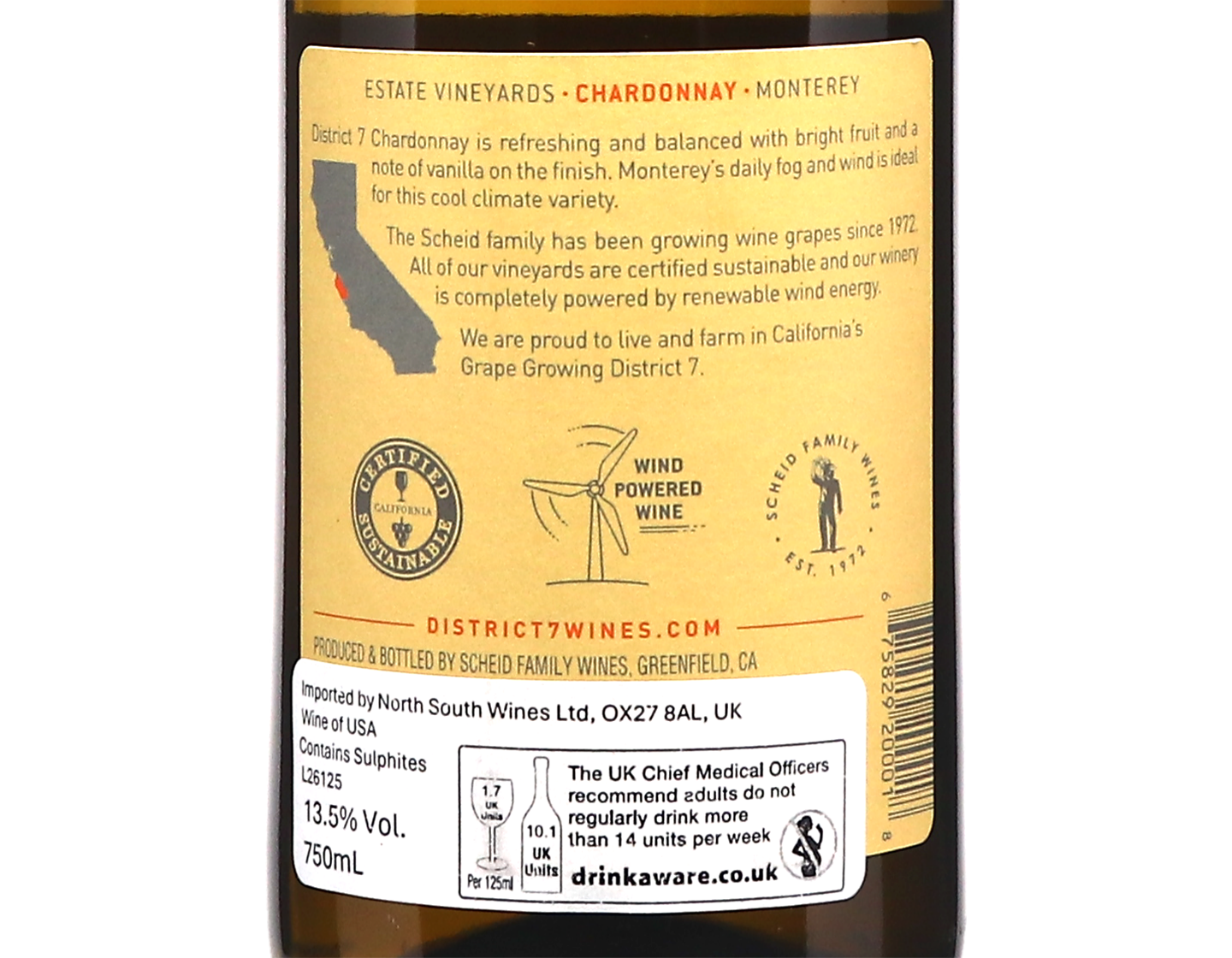 District 7 Monterey Chardonnay 2024