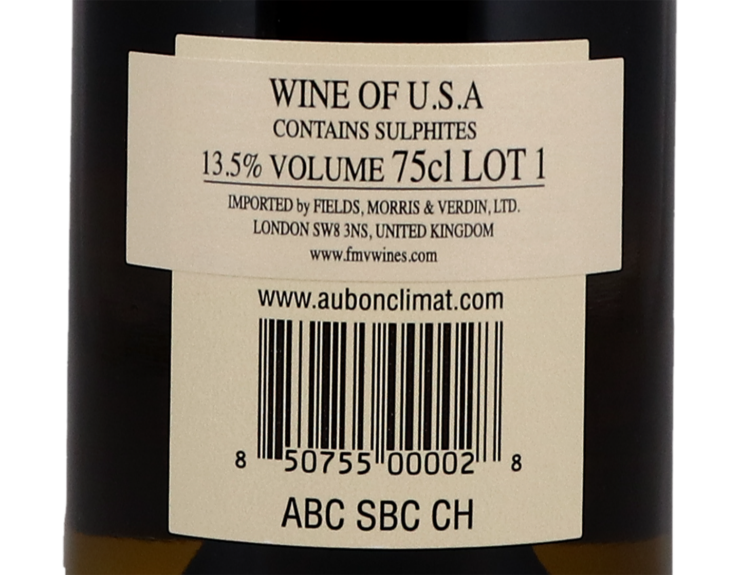 Au Bon Climat Santa Barbara Chardonnay 2019