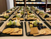 picture showing a row of cheese plates