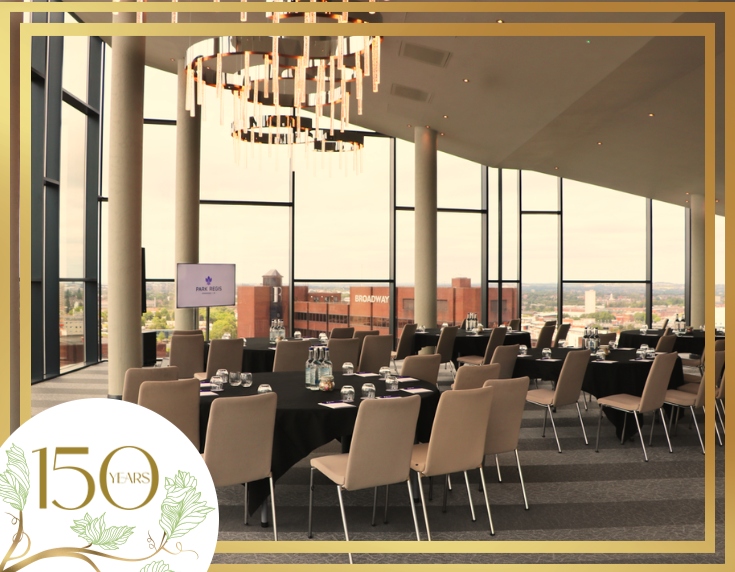 Internal shot of Birmingham Sky Loft venue