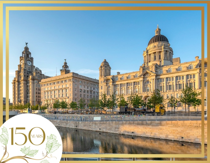 External shot of Royal Liver Building
