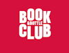 Book & Bottle club logo on red background