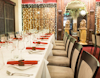 Table set for dinner at MemSaab restaurant Nottingham
