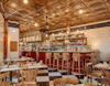 Interior of Zucco restaurant